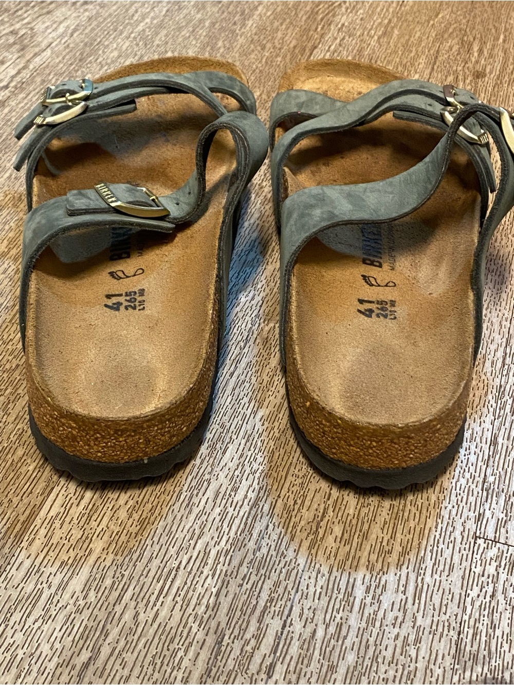 BIRKENSTOCK FRANCA GREEN SANDALS SIZE 10 - Picture 4 of 6